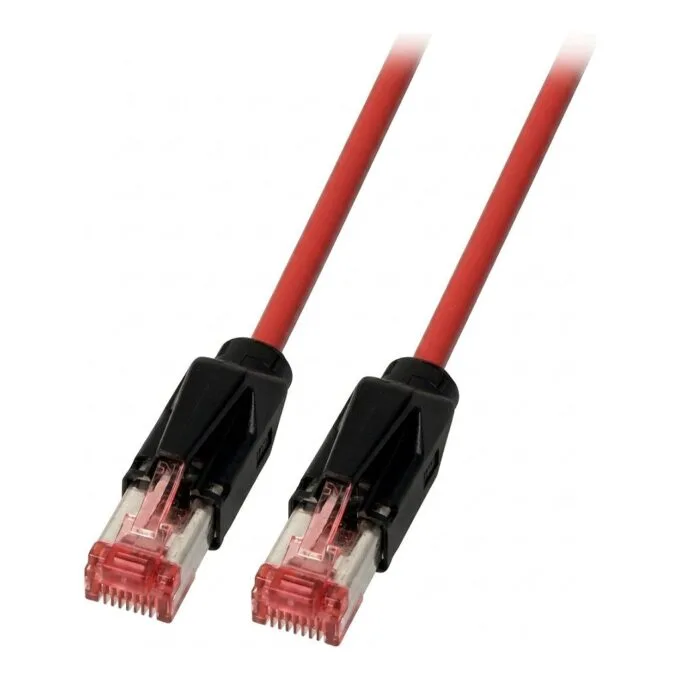 EFB RJ45 patch cable Cat.6A S/FTP PUR Draka UC900 TM21 red 1.5m — image 1