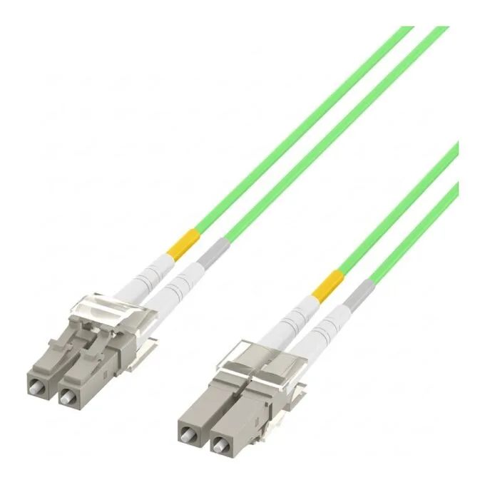 EFB Duplex patch cable LC-LC OM5 25m LSZH 2mm limettengrn — image 1
