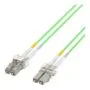EFB Duplex patch cable LC-LC OM5 25m LSZH 2mm limettengrn