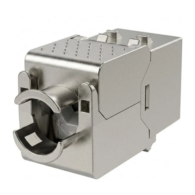 EFB RJ45 Keystone Slimline, Cat.6A, zinc diecasting, 10GE — image 1