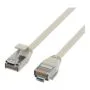 EFB RJ45 patch cable Cat.6A U/FTP TPE 4mm ultraflex grey 0.25m