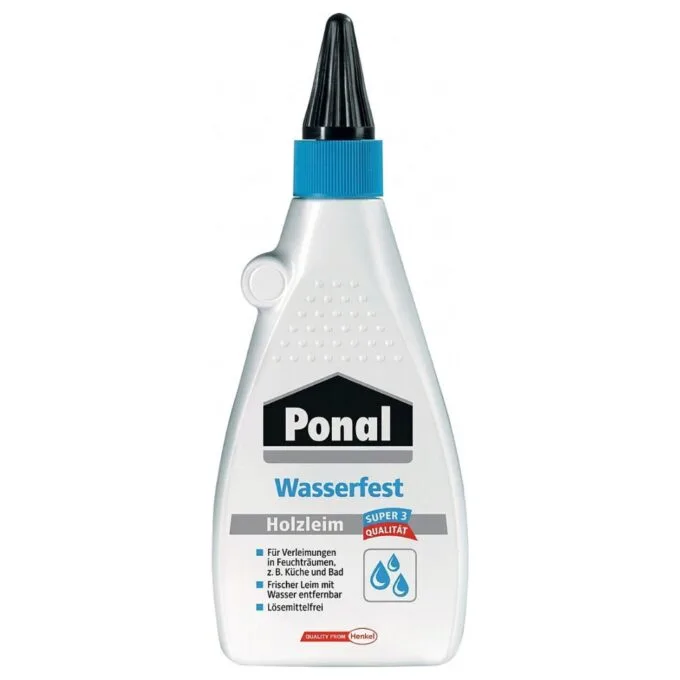 Ponal wood glue water resistant, bottle with 550g, 9H PN10S — image 1