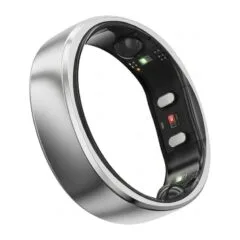 RingConn Smart Ring Gen2 Air for Women and Men - Sleep and Fitness Tracking Wearable - Heart Rate - Galaxy Silver Size 8