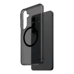 PanzerGlass CARE™ by ® Smokey Case w. Black Qi Samsung Galaxy S26+ mobile phone case