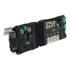Tool-Check Modular Set 1, with 3 tool modules (black/grn, 50-part, incl. 1/4" bit ratchet, angle key)