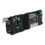 Tool-Check Modular Set 1, with 3 tool modules (black/grn, 50-part, incl. 1/4" bit ratchet, angle key)