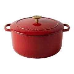 Bellamonte headform, Brter, cast iron 24cm round red