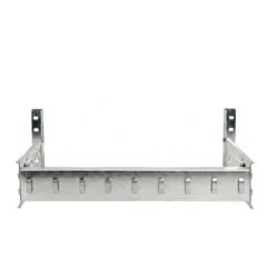 EFB 19" Universal hat rail carrier incl. 4U angle set