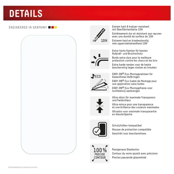 Displex 01995 mobile phone screen/back protector — image 2