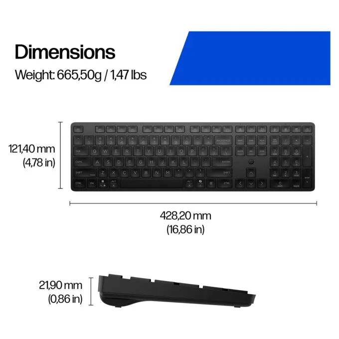 HP Multi-Device Dual-Mode Keyboard 495K — image 3