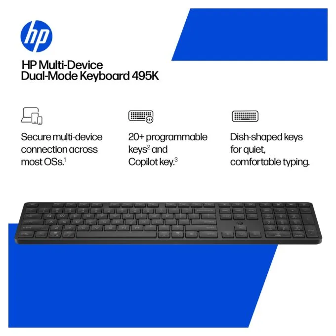 HP Multi-Device Dual-Mode Keyboard 495K — image 5