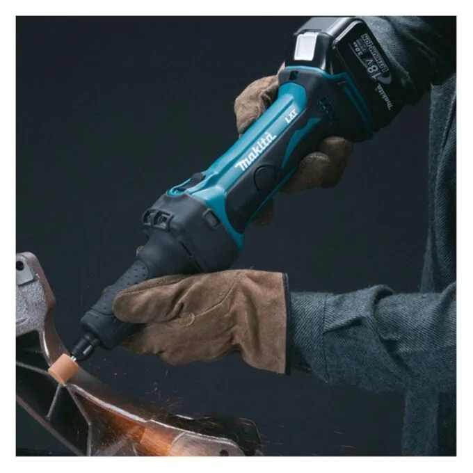 Battery straight grinder DGD800Z, 18 volts (black/blue, without battery and charger) — image 2