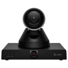HP Poly Studio E60 - Conference Camera - PTZ - Colour - 2 x 8 MP - 3840 x 2160 - 4K UHD, 2160p - Audio - LAN - USB - DC 12 V /PoE Plus - TAA compliant