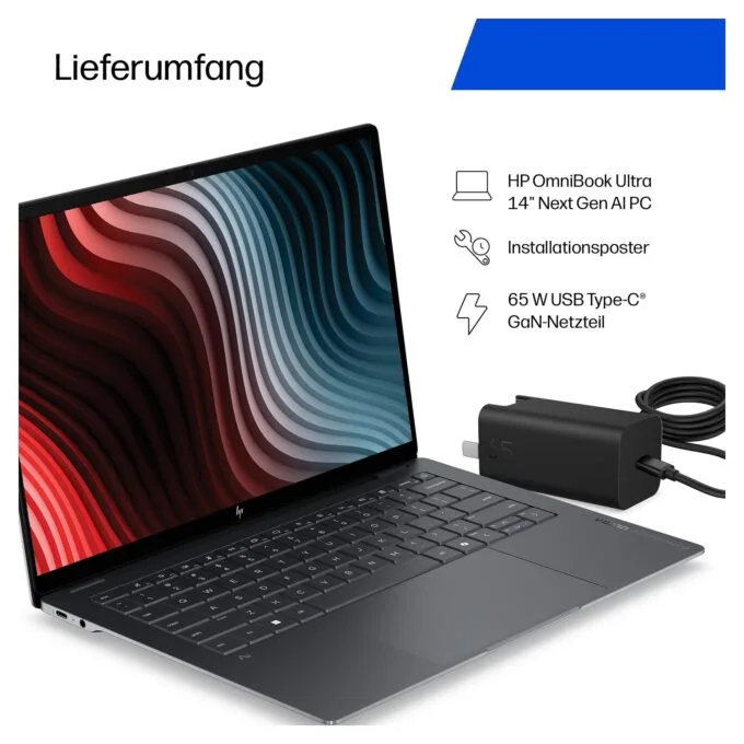 HP OmniBook Ultra 14-kd0173ng CU7 356H/32GB/1TBSSD/W11 Home Touch — image 6
