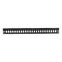 Front panel 24 x SC Simplex/E2000 Simplex/MTRJ/LC Duplex, black