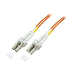 Duplex Patchkabel LC-LC OM1 1m LSZH 2mm orange