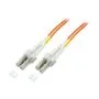 Duplex Patchkabel LC-LC OM1 1m LSZH 2mm orange