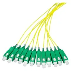 Faserpigtail SC/APC OS2 G657A2 Gelb 2m - 1 Stck