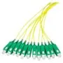 Faserpigtail SC/APC OS2 G657A2 Gelb 2m - 1 Stck