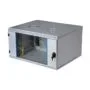 19" wall housing 12HE, pivoting, 2-part, RAL7035, depth 500 mm