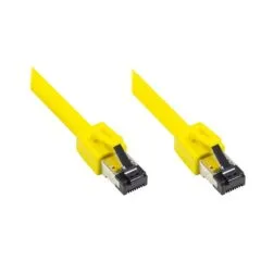 RNS® patch cable Cat. 8.1, S/FTP, PiMF, halogen-free (LSZH), 2000MHz, 40Gbit/s, yellow, 20m, Good Connections®
