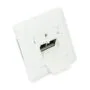 Netzwerkdose Cat. 6, 2xRJ45, geschirmt, UP, DESIGNFÄHIG, vertikale Kabelzuführung, signalweiß RAL9003, Good Connections®