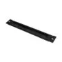 Brush strip 380 mm x 57 mm for Good Connections® 19" wall housing FLAT pack (GC-RFxxxS), deep black (RAL9005)