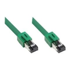 RNS® patch cable Cat. 8.1, S/FTP, PiMF, halogen-free (LSZH), 2000MHz, 40Gbit/s, green, 1.5m, Good Connections®