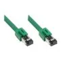 RNS® patch cable Cat. 8.1, S/FTP, PiMF, halogen-free (LSZH), 2000MHz, 40Gbit/s, green, 1.5m, Good Connections®