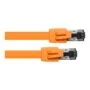RNS® patch cable Cat. 8.1, S/FTP, PiMF, halogen-free (LSZH), 2000MHz, 40Gbit/s, orange, 1m, Good Connections®