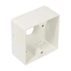 Cleaner housing, 80x80x40mm, pearly white RAL1013, Good Connections®