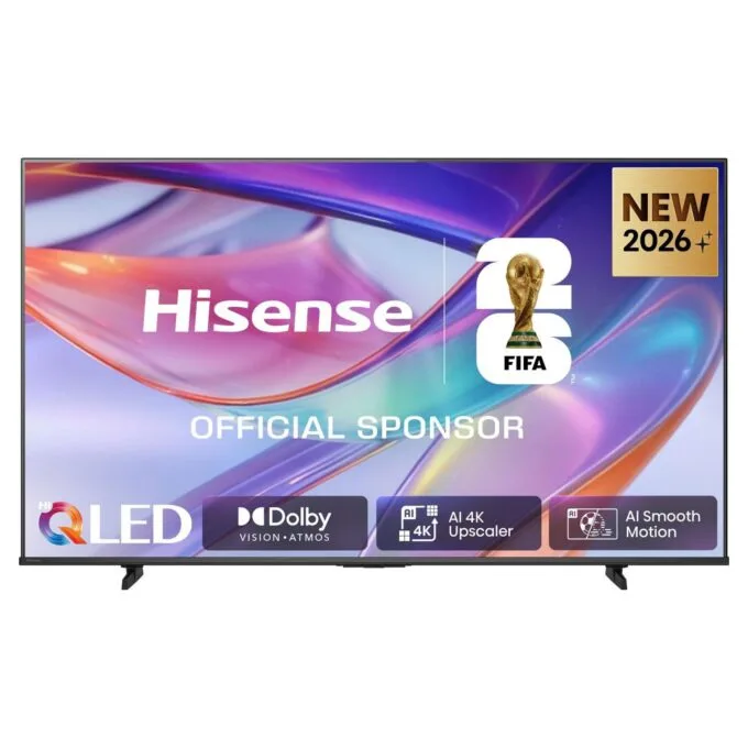 108.0cm/43" (3840x2160) Hisense 43E7S Smart TV 4K Hi-QLED 8ms 60Hz HDMI USB LAN HDR VESA WiFi Bluetooth Black — image 1