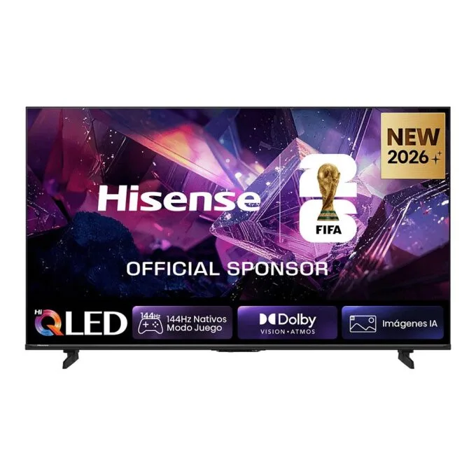 215.0cm/85" (3840x2160) Hisense 85E7S PRO Smart TV 4K Hi-QLED 6ms 144Hz HDMI USB HDR WiFi Bluetooth Black/Grey — image 1