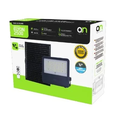 GBC ON LED ELYON 2500 Solar LED Floodlight with Panel and Battery 2500Lm — image 2