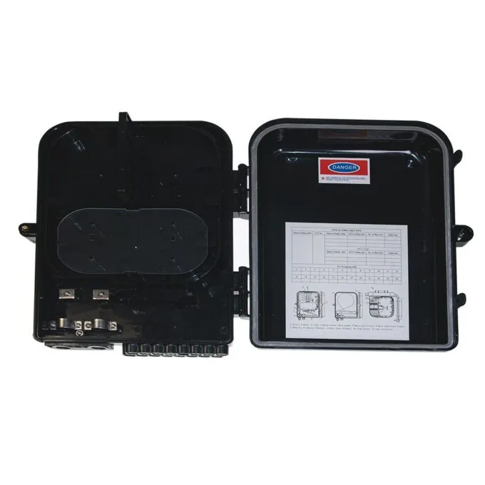 Opton Fiber Distribution Box 2 IN - 16 OUT IP65 Black — image 2