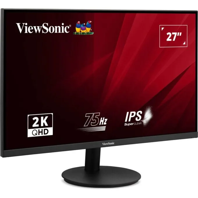 Viewsonic Monitor VA 27'' 2K IPS 75Hz HDR 10 Dual HDMI & DisplayPort VA2708-2K-HD-2 — image 2