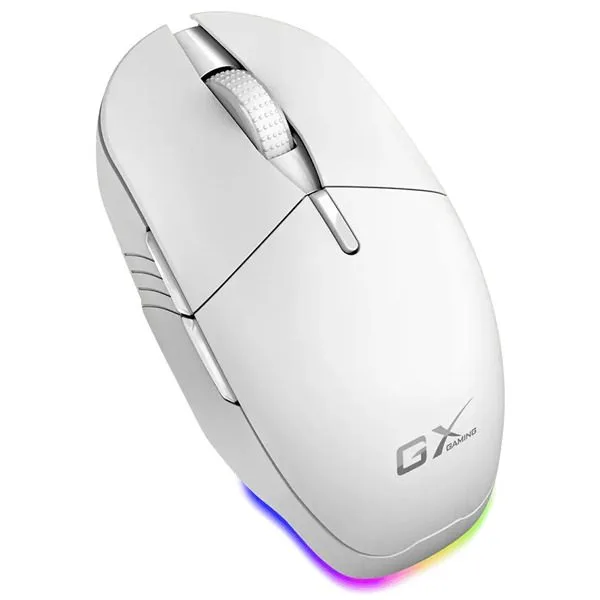 Genius Gaming Mouse Wireless+BT Recharg RGB AI 3200DPI Scorpion M8250 White — image 2