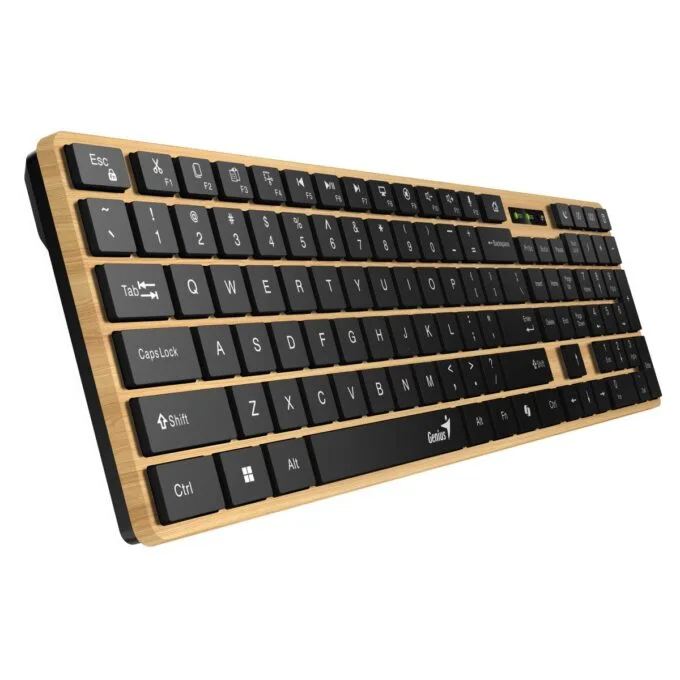 Genius Keyboard Wireless & BT AI Hot Keys Nordic Pine Style SlimStar 7250BT — image 2