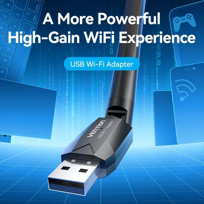Vention NETWORK USB WiFi & Bluetooth Antenna AC650 Dual Band KDUB0 — image 2