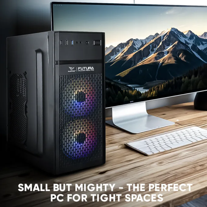 Alcatroz PC Case M-ATX FUTURA MILLENIA ECO M800 PRO with 250W PSU — image 2