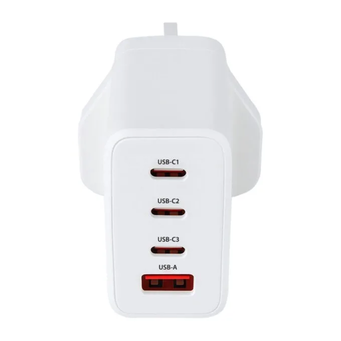 Mercury POWER Wall Charger 65W 3xUSBC 1xUSBA White 421.726UK — image 2