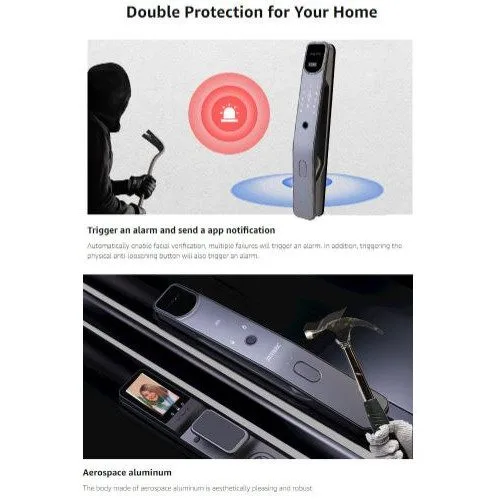 Zudsec Standalone Door Lock Metal with Face/Fingerprint/Key-WiFi — image 3