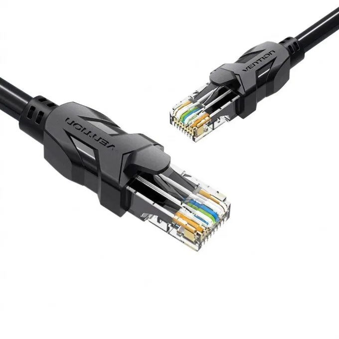Vention NETWORK Cable CAT6 UTP Crystal Head 2.0m Black IBBBH — image 1