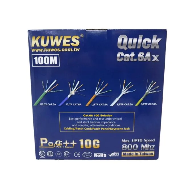 Kuwes CAT6A UTP Pure Copper Indoor 100m Grey — image 3