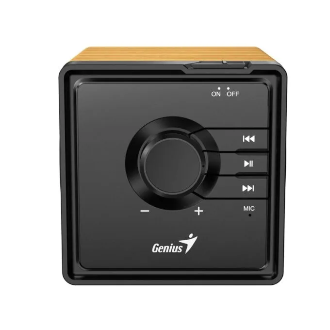 Genius Mobile Speaker Portable BT 6W SP-916BT Pine Wood — image 3