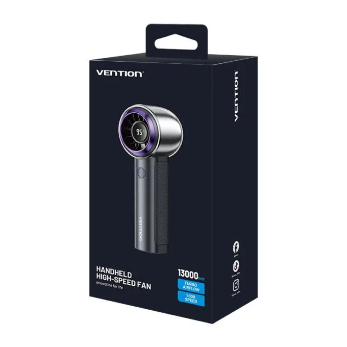 Vention Fan Portable & Adjustable High-Speed 13000 RPM with Display PBBV0 — image 3