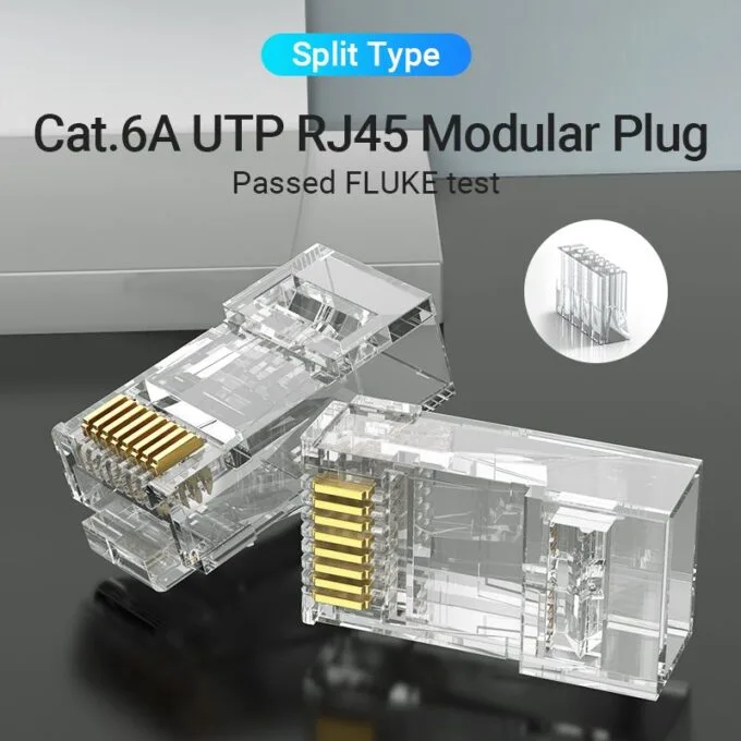 Vention NETWORK Connectors CAT6A UTP Modular Plug IDGR0-10 (10 Pack) — image 2