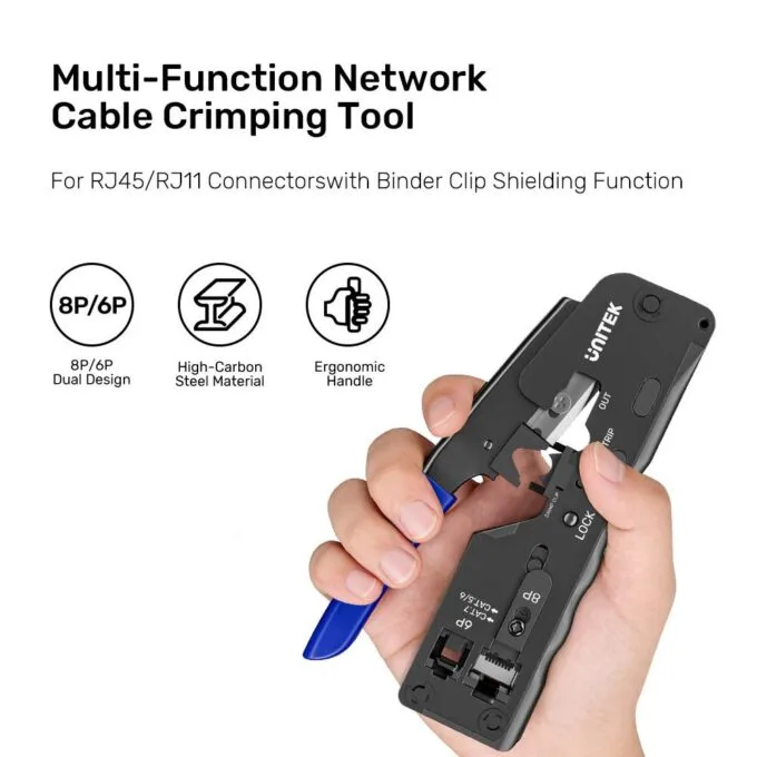 Unitek Network Tools Crimping & Multifunction for RJ45 8P/6P OT139ABL01 — image 3