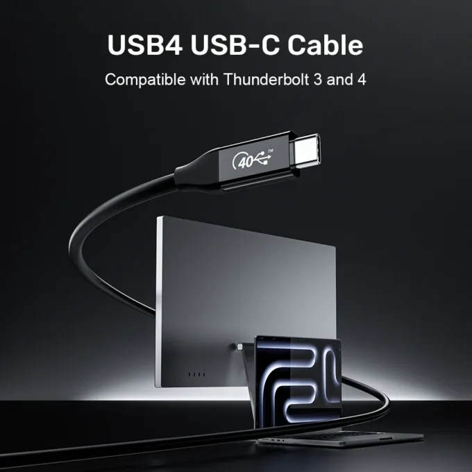 Unitek USB-C 4.0 M-M Cable 2.0m 240W+40G+8K60HZ C14100A v2 — image 3