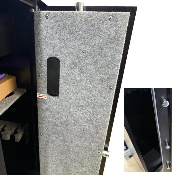 NETPRO Safe Box Gun Cabinet with Fingerprint, Code & Key 145x35x30cm NP-GSB — image 4